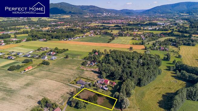 Działka rolno-budowlana Bładnice Górne gm. Skoczów, Poziomkowa