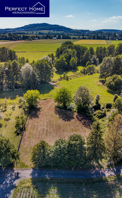 Działka rolno-budowlana Bładnice Górne gm. Skoczów, Poziomkowa