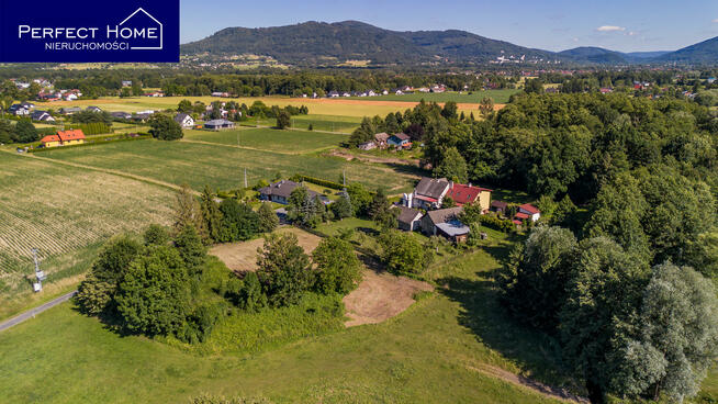 Działka rolno-budowlana Bładnice Górne gm. Skoczów, Poziomkowa