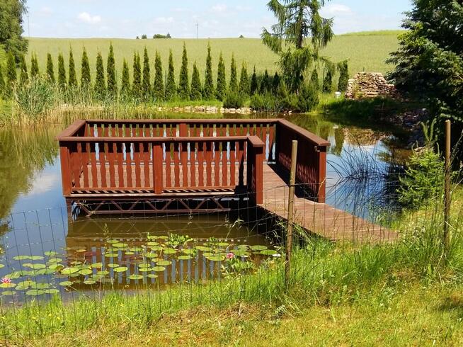 Działka rekreacyjna 1950 m2 / dom 35 m2 / 100 metrów jezioro Głowińskie