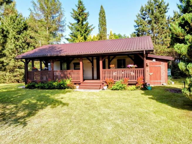 Działka rekreacyjna 1950 m2 / dom 35 m2 / 100 metrów jezioro Głowińskie