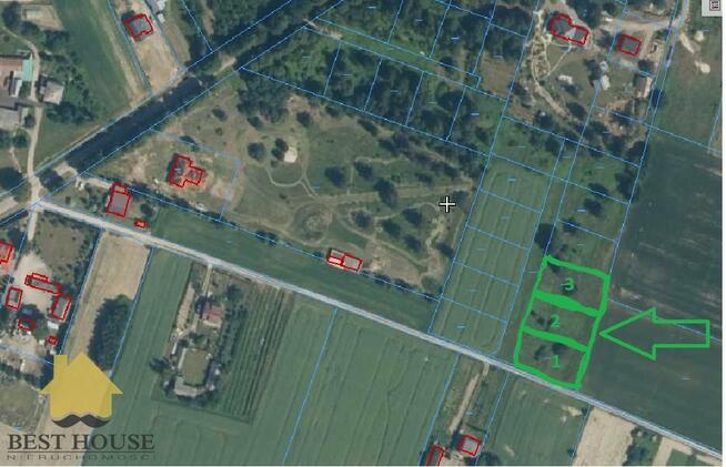 Działka budowlana Kębło gm. Wąwolnica