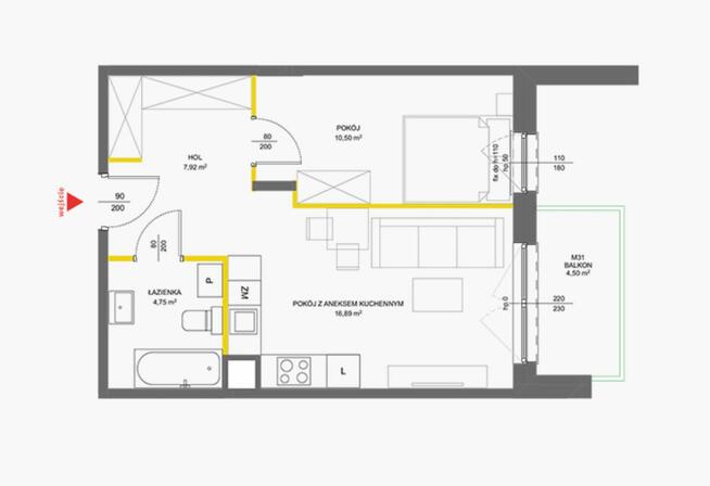 Mieszkanie Warszawa gm. Białołęka Białołęka, Kobiałka, Fajna