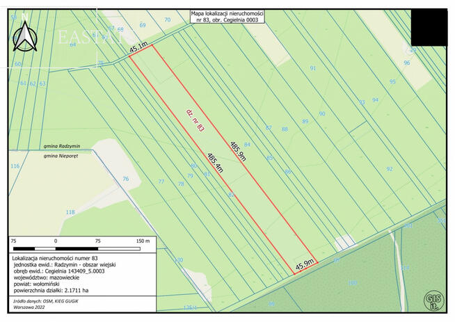 Działka rolna Radzymin,
