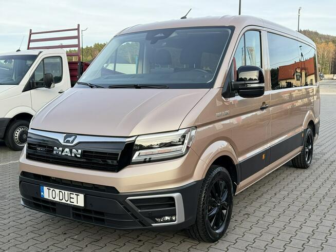 Man TGE 3.180 NEXT Doka 9-OSÓB VIP Brygadówka Jak Nowy 2024 Volkswagen Crafter