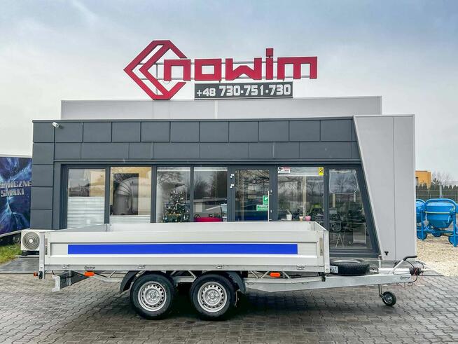 Przyczepa ciężarowa 2 osie burty towarowa platforma OKAZJA