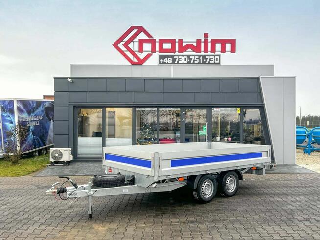 Przyczepa ciężarowa 2 osie burty towarowa platforma OKAZJA