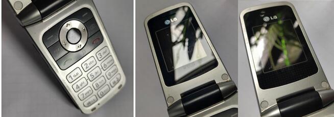 stary sprawny telefon komórkowy LG z klapką GB220 kolekcjon