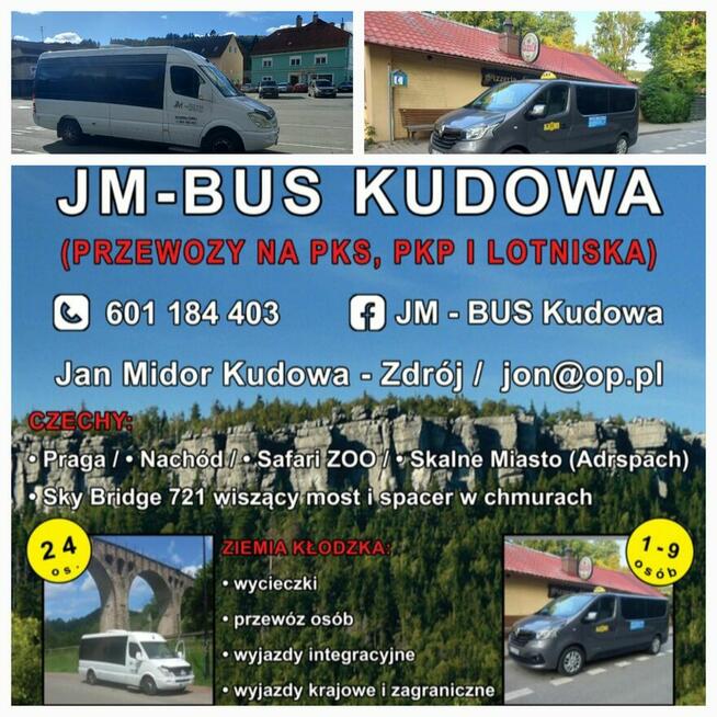 JM-BUS Taxi 14 Kudowa Zdrój-Karłów-Błędne Skały-Adršpach