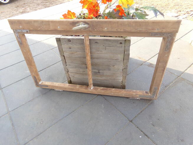 Stare okno , rama okienna retro loft lustro, zdjęcia 54x95