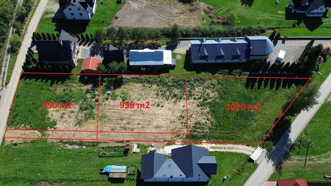 Trzy działki budowlane w Niedzicy.