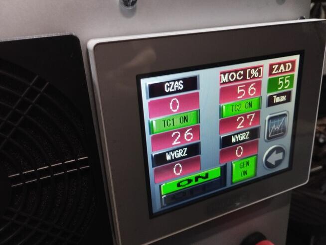 Podgrzewacz indukcyjny ALGA Usługi: HARTOWANIE, LUTOWANIE