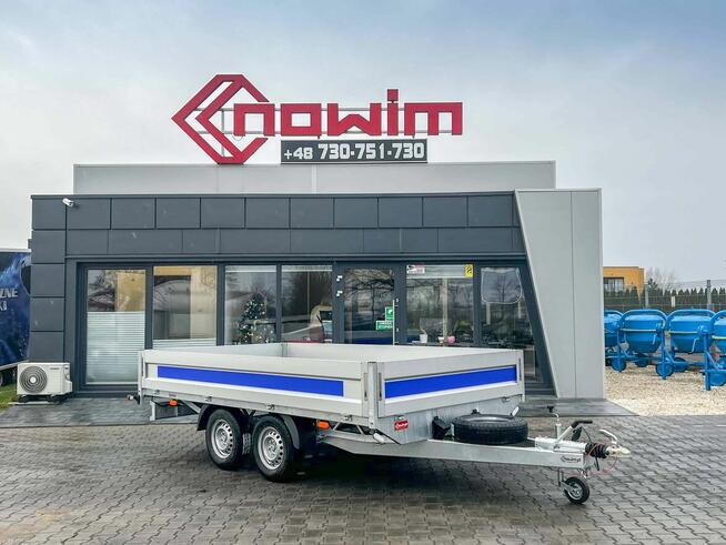 Przyczepa ciężarowa 2 osie burty towarowa platforma OKAZJA