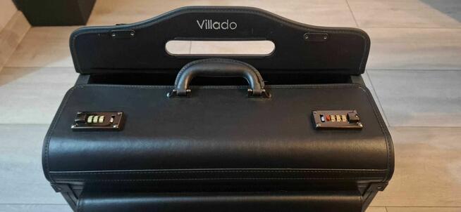 Aktówka neseser teczka na kołach walizka czarna