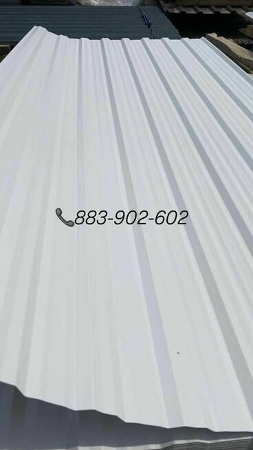 Blacha Trapezowa T18 Biała Gruba