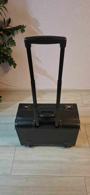 Aktówka neseser teczka na kołach walizka czarna