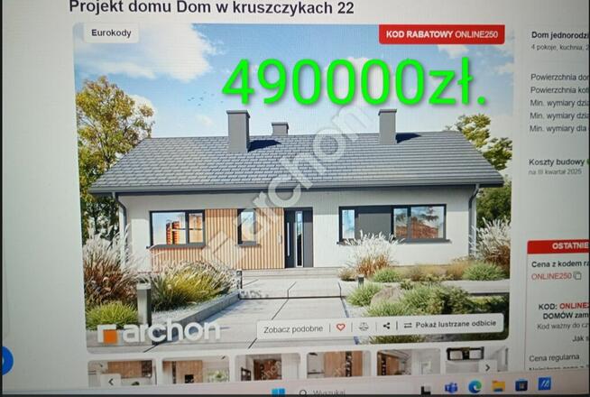 2 DOMY DO SPRZEDANIA SZOPINEK przy asfalcie