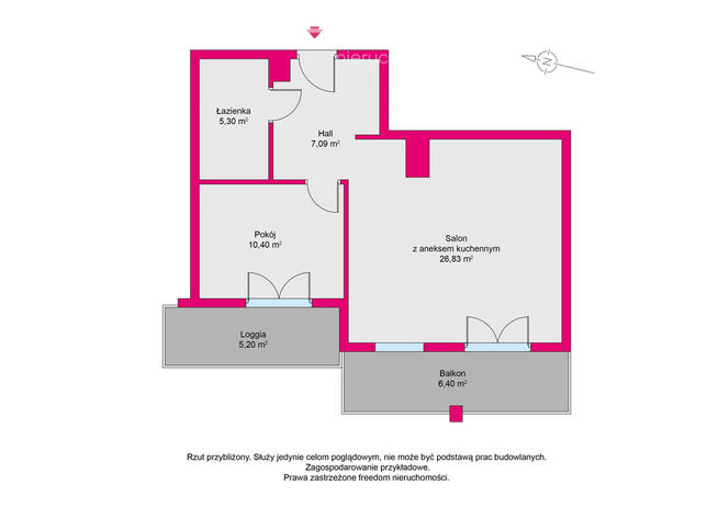 Gotowe | 2 pokoje (możliwe 3) | Metro | Garaż