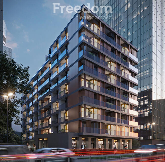 Nowoczesne studio z balkonem | Śródmieście