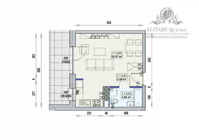 Mieszkanie 29,92m2 w PREMIUM jakość/ blisko Dworca Głównego