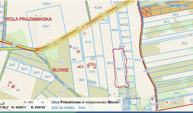Działka budowlana Prażmów,