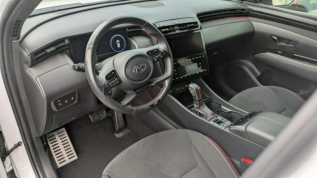 Hyundai Tucson 1.6 T-GDI 150 KM 2WD DCT N-Line, Elektryczna klapa, biała perła