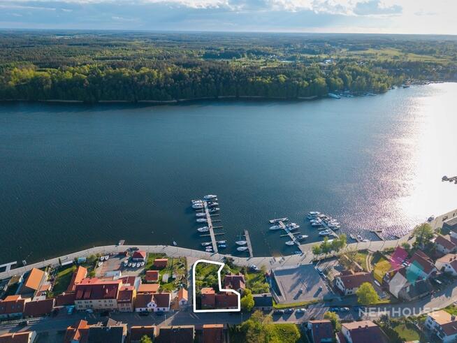Mikołajki, promenada z dojściem do jeziora, marina