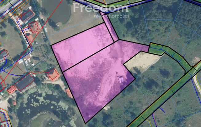 Działki 1MN i 2U/MN 10 400 m² pod inwestycję