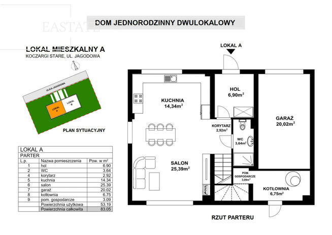 Dom Koczargi Stare gm. Stare Babice, Jagodowa