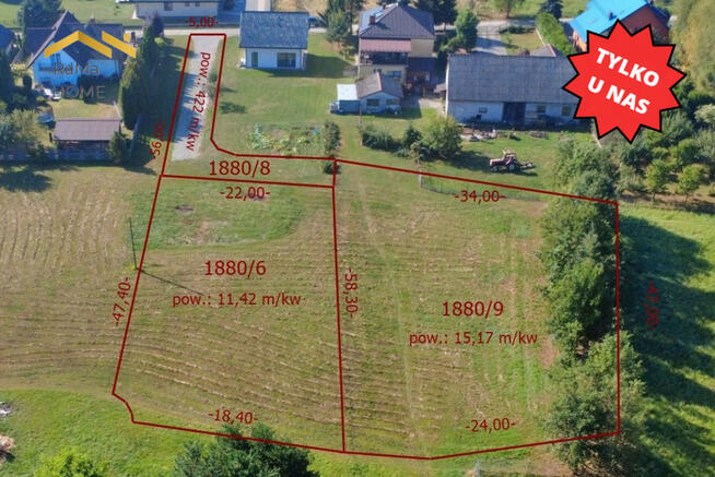 Działka budowlana Wola Batorska gm. Niepołomice,