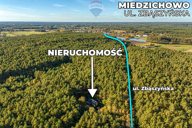 Leśny dom pośród jezior w Miedzichowie