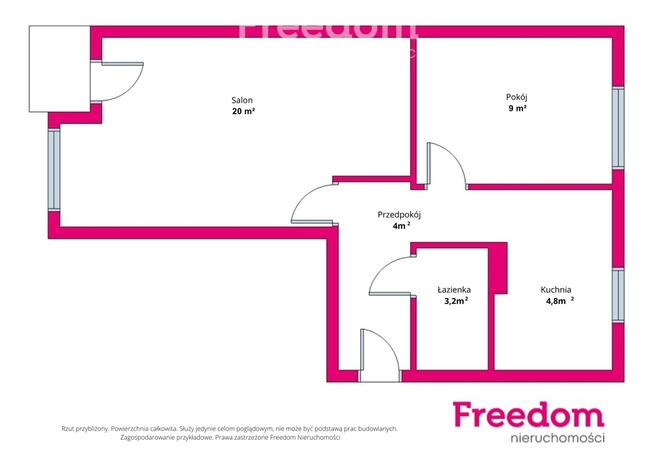 Wyremontowane mieszkanie 2-pokojowe 41,4 m2