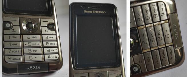 Sony Ericsson K530i klasyczny vintage retro kolekcjonerski