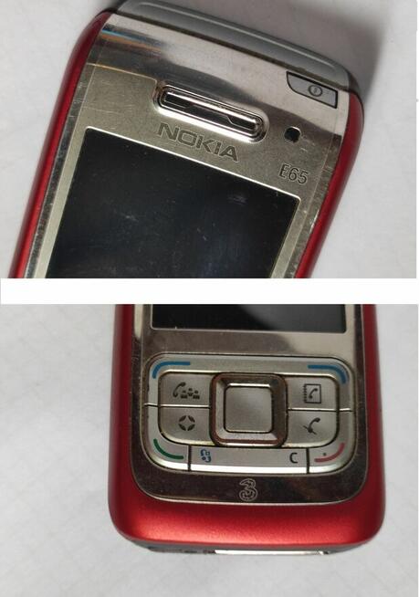 Nokia E65-1 Telefon komórkowy wysuwany vintage retro kolekcj