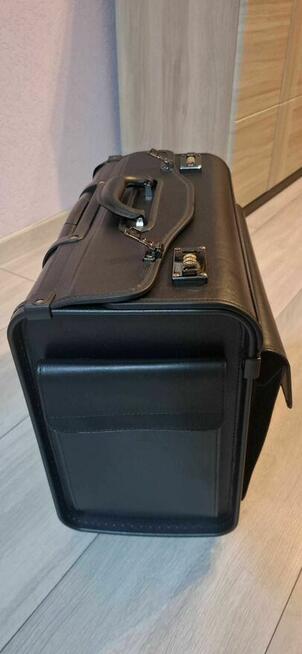 Aktówka neseser teczka na kołach walizka czarna