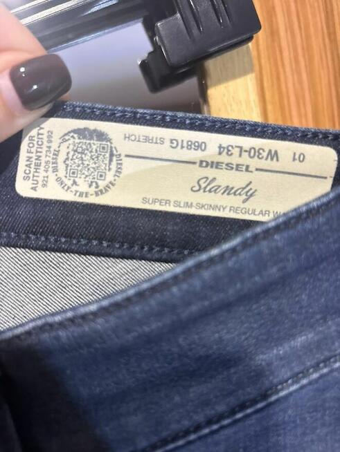 Jeansy Diesel Slandy W30 L34