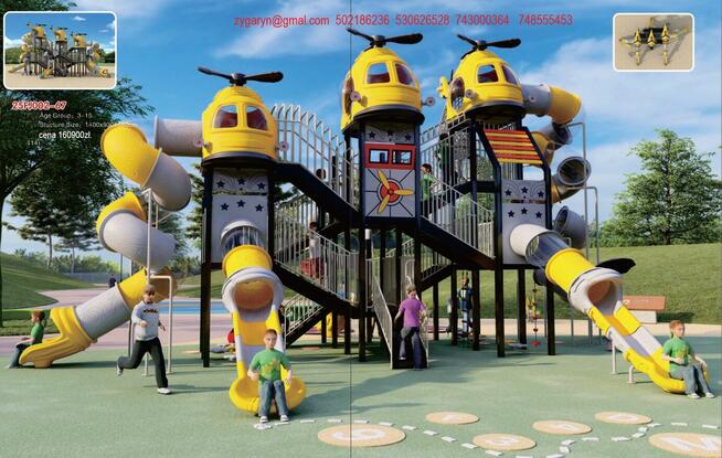 Plac zabaw dla basenu - Childrens playground for the pool.