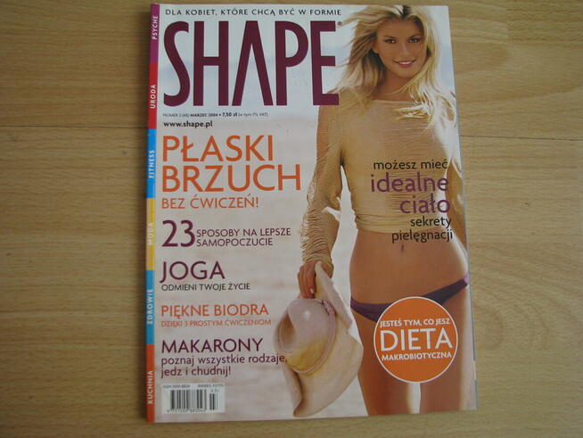 Shape nr 1-3, 2004 rok - uroda, zdrowie, fitness, styl życia