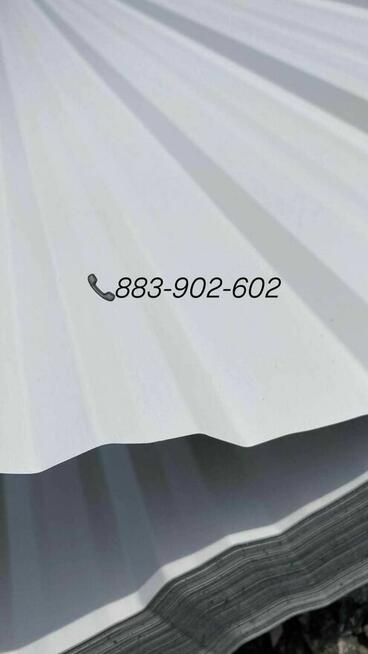 Blacha Trapezowa T18 Biała Gruba