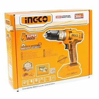 WIERTARKO - WKRĘTARKA UDAROWA AKUMULATOROWA 20V