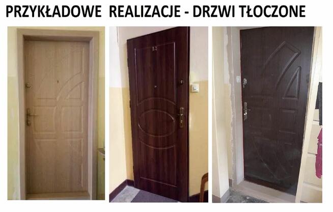 Drzwi zewnętrzne wewnątrzklatkowe z montażem antywłamaniowe