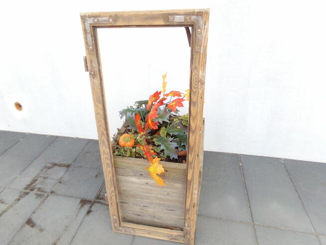 Stara rama okienna okno retro loft lustro, zdjęcia 102x42