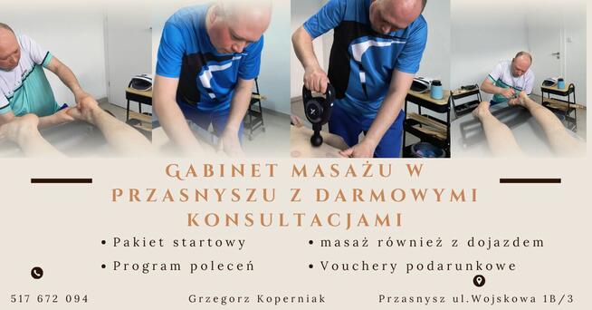 Masaż w Przasnyszu znakomity prezent - dostępne vouchery pod
