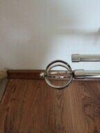 Nowy karnisz podwójmy 180 cm fi 19 ciche kółka