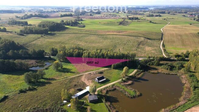 Malownicza działka z zagajnikiem na Mazurach-3957m