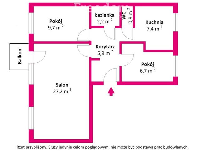 3 pokojowe przy ul. Jagiełły