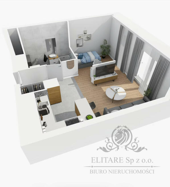 Mieszkanie nowe 32,44m2 ,2 pok. w Centrum Wrocławia/Stare Miasto