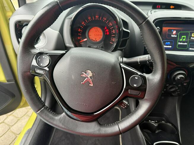 Peugeot 108 1,0 72KM Klimatyzacja CarPlay Otwierany dach Opony lato+zima