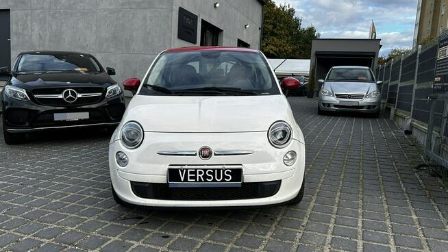 Fiat 500 1.4 Automat 100KM Klima Czerwone wnętrze + dach Alu 15