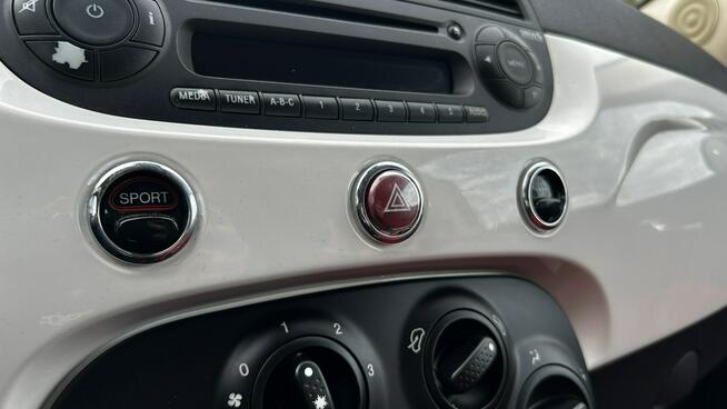 Fiat 500 1.4 Automat 100KM Klima Czerwone wnętrze + dach Alu 15